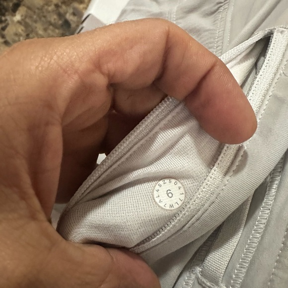 Lululemon shorts. Gray. Size 6. Great condition. - Picture 4 of 4